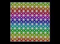 A periodical tiling of the plane using isosceles right angled triangles 