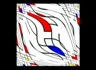 Intertwining -a Tribute to Piet Mondrian- 